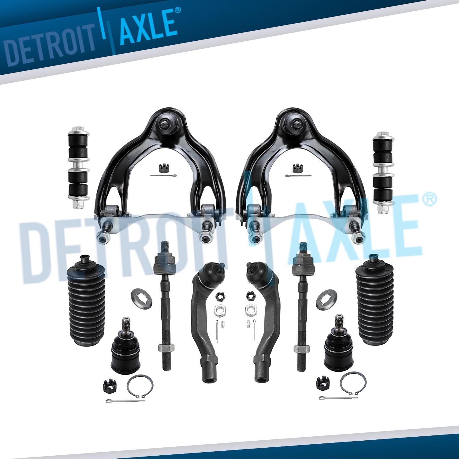 Front Upper Control Arms Tie Rods Sway Bar for 1994-95 Honda Civic Acura Integra