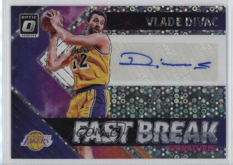 Vlade Divac #FB-VDV 2018-19 Donruss Optic Basketball Fast Break Signatures