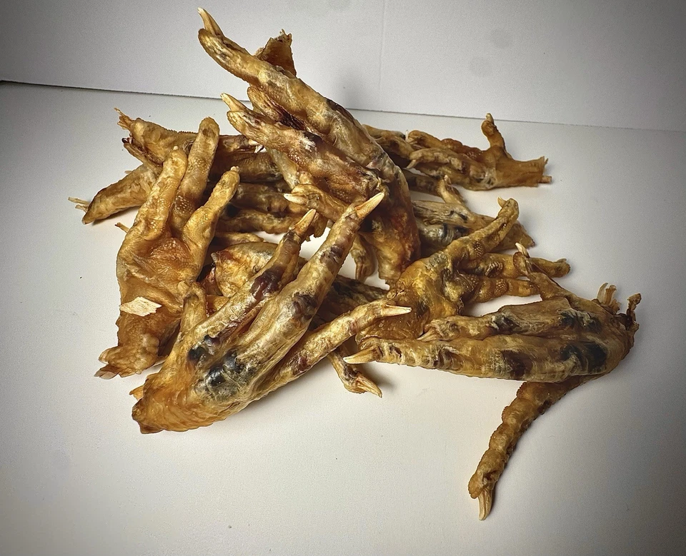 脱水鸡脚零食狗用单一成分1磅 — 第 2/3 张图片