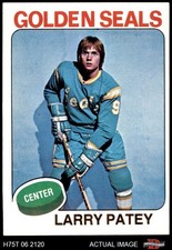 1975 Topps #137 Larry Patey  Golden Seals 6 - EX/MT