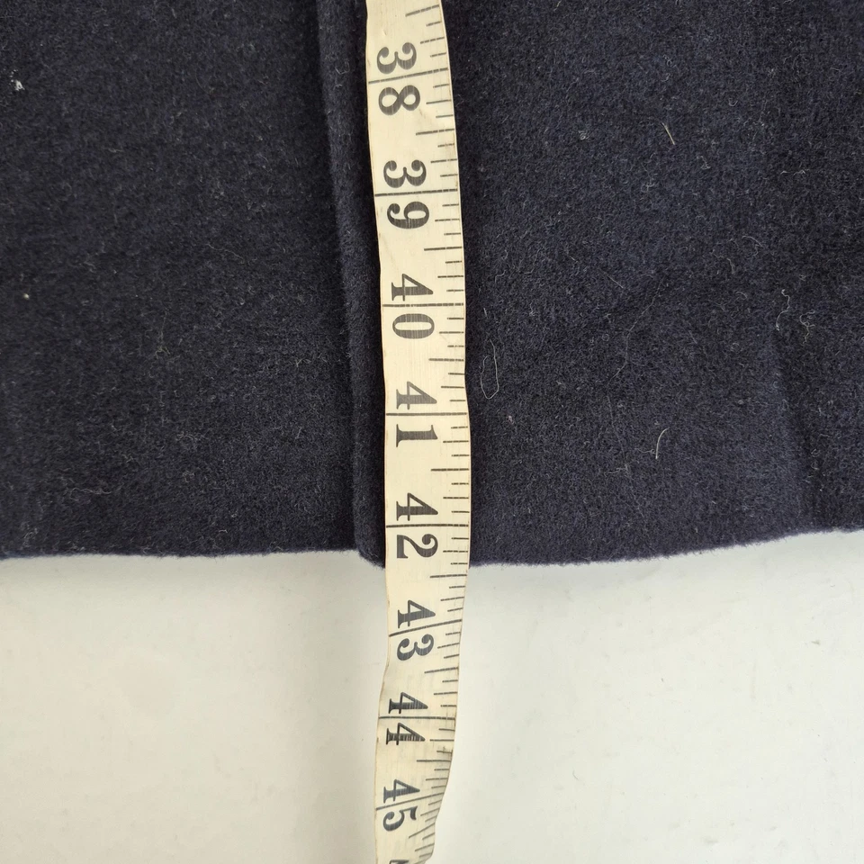 Abrigo THOMAS BROOKS pequeño azul marino para hombre bolsillos chaqueta de... - Imagen 2 de 4