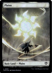 Plains (0267) Full Art Foil - Secrets of Strixhaven