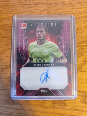 Topps Midnight Aster Vranckx Auto 50/99 VFL Wolfsburg
