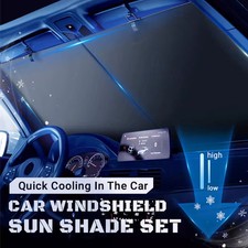 Adjustable Front Windshield Sunshade for Summer Protection