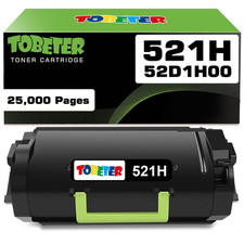 Repuesto de tóner ToBeter 52D1H00 521H para cartucho de tóner Lexmark 52D1H00 para