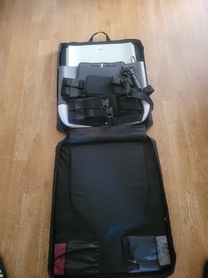 Saunders Lumbar Home Traction Device Back Therapy w/ Pump & Carry Case