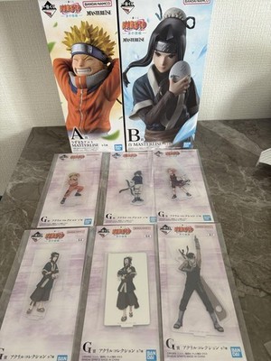 Naruto Ichibankuji Wave Country Edition A Prize B White Set With Acstas