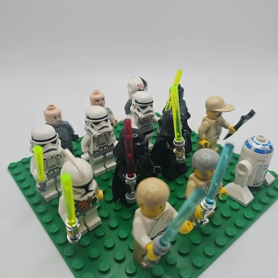 LEGO Star Wars Minifigure Lot of 14 Luke Skywalker Darth Vader Stormtroopers - Image 2 of 4