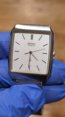 Vintage 1981 [NEAR MINT] SEIKO Seagull 6030-5340 Silver Quartz