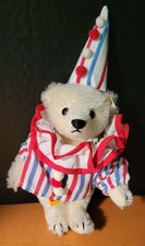 Steiff Vintage Teddy Clown 0163/20 650468, Limited 5000 7 Made 1989