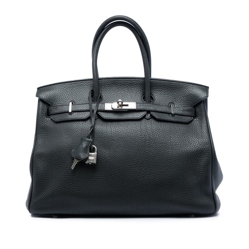 Hermès Togo Birkin Retourne 35 Pre-Loved Handbag Black
