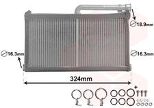 Wärmetauscher Innenraumheizung *** IR PLUS *** VAN WEZEL 03006296 für AUDI A6 C6
