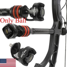 2x Arco Tiro con l'Arco Stabilizzatore Sfera Ammortizzatore Composto Armonico RecurveRiser Balance Bar