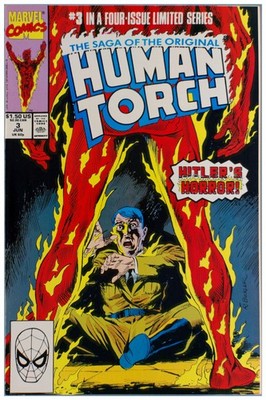 Saga of Original Human Torch #3 1990 Marvel Comics NM- Comic Book Direct