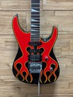 Jackson Dinky Pro DK2 Hot Rod Flames Guitar - MIJ 2000's 7lbs 11oz w/gig bag