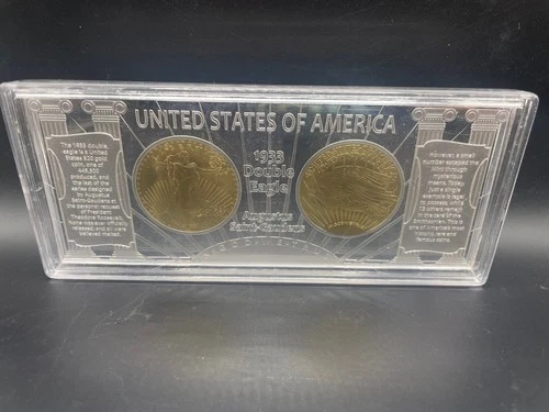 1933 Double Eagle St. Gaudens 4oz Commemorative Silver Bar .999 Silver Bar