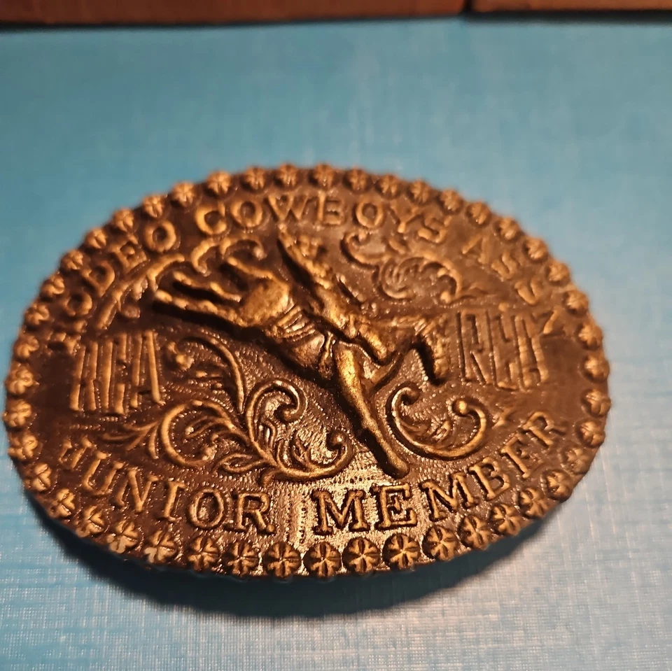 SUPER RARE~BOXED~1958~Rodeo Cowboys Association~Junior Member~R.C.A~Belt Buckle - Image 3 of 4
