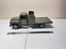 Vintage pressed steel Buddy L Army Searchlight Repair-It Unit Truck All Original