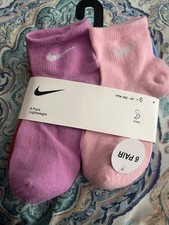 Nike Youth Girls 6pk Ankle Socks In Various Colors
