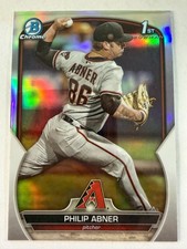 2023 Bowman Draft Chrome #BDC-165 Philip Abner 1st Refractor Arizona Dbacks