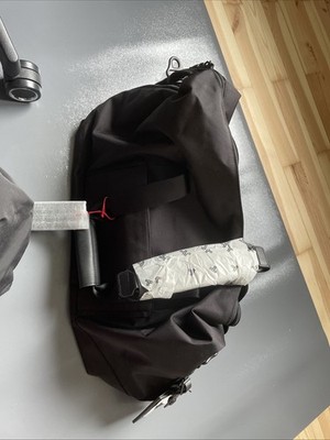 TUMI Alpha Double Expansion Travel Satchel- Black Ballistic Nylon