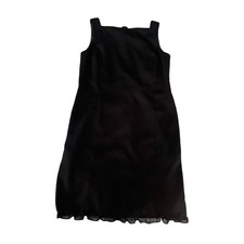 Vintage Virgo Little Black Dress Sleeveless SheathvParty Dress Petite 10
