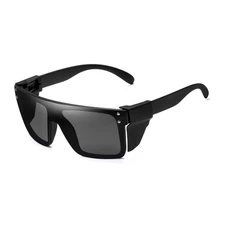 Polarized Z87 UV400 Safety Sunglasses with Detachable Side Shields – Protecti...