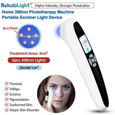 308nm Excimer Lamp Compact UVB Light Device 6 Diodes 20mW/cm  Home Use Skin Care