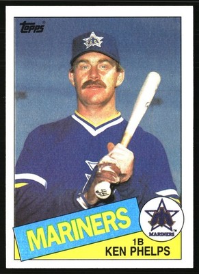 1985 Topps #582 Ken Phelps Seattle Mariners Free Shipping *L13*