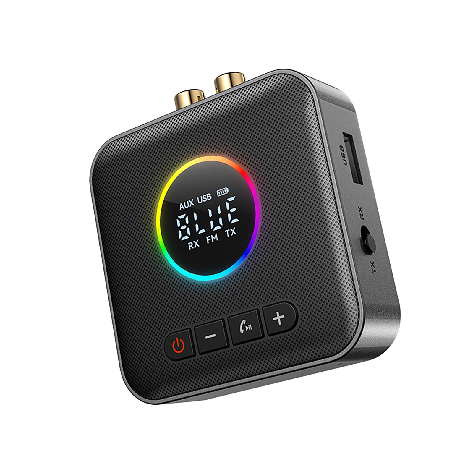 Bluetooth 5.4 Wireless Audio Transmitter Receiver with AUX and RCA