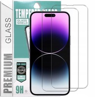2X Premiumglass 9H GehäRtetes Glas FüR Iphone 14 Pro Max