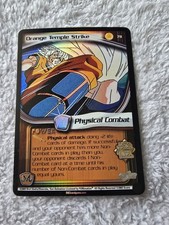 DBZ Dragon Ball Z FOIL Orange Temple Strike 78 CCG Unlimited Babidi Saga MP-HP 