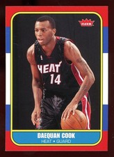 2007-08 Fleer 86-87 Retro Rookies #86R-139 Daequan Cook Miami Heat Rookie RC