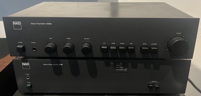 NAD 1020A Preamp + NAD 2150 Power Amp [Tested]