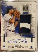 2025 Panini Impeccable RC Trey Yesavage On Card AUTO 2CLR Match PATCH /99 RPA