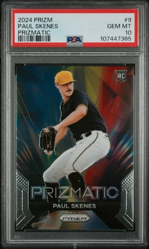 2024 Panini Prizm - Prizmatic Paul Skenes #9 (RC) | PSA 10 💎