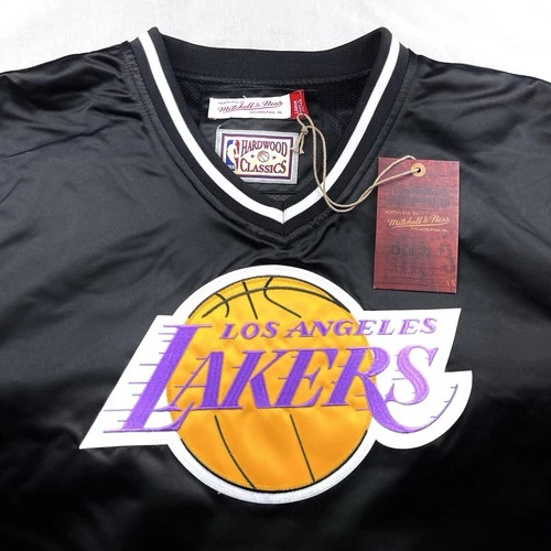 Mitchell & Ness Los Angeles Lakers Hardwood Classics Pullover Satin Jacket Large - product listing photo