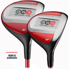 Performance Golf 357 359 Fairway Hybrid Bundle Soft Flex Right Handed