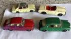 4 Vintage Matchbox Cars 64 MG 1100 27 Mercedes 230 45 Ford Corsair 67 Volkswagen