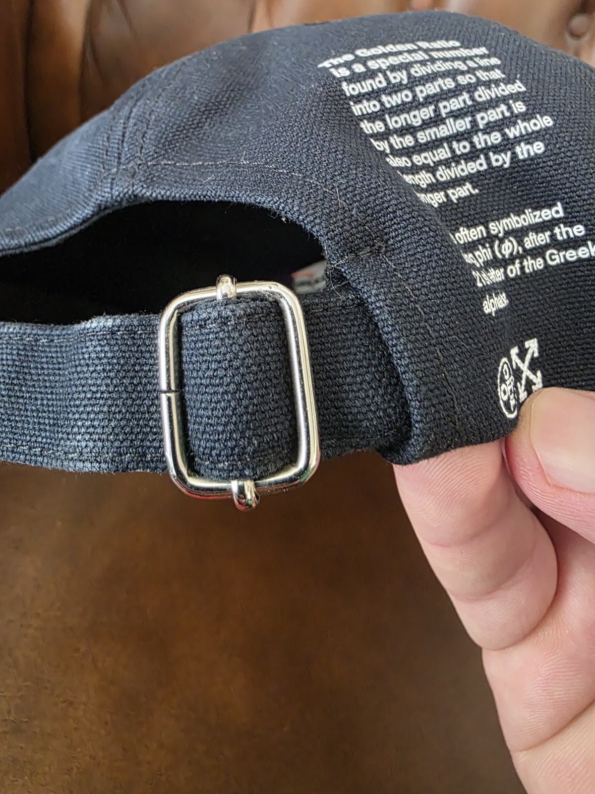 Off-white Adjustable Cap Adjustable One Size 100%… - image 11