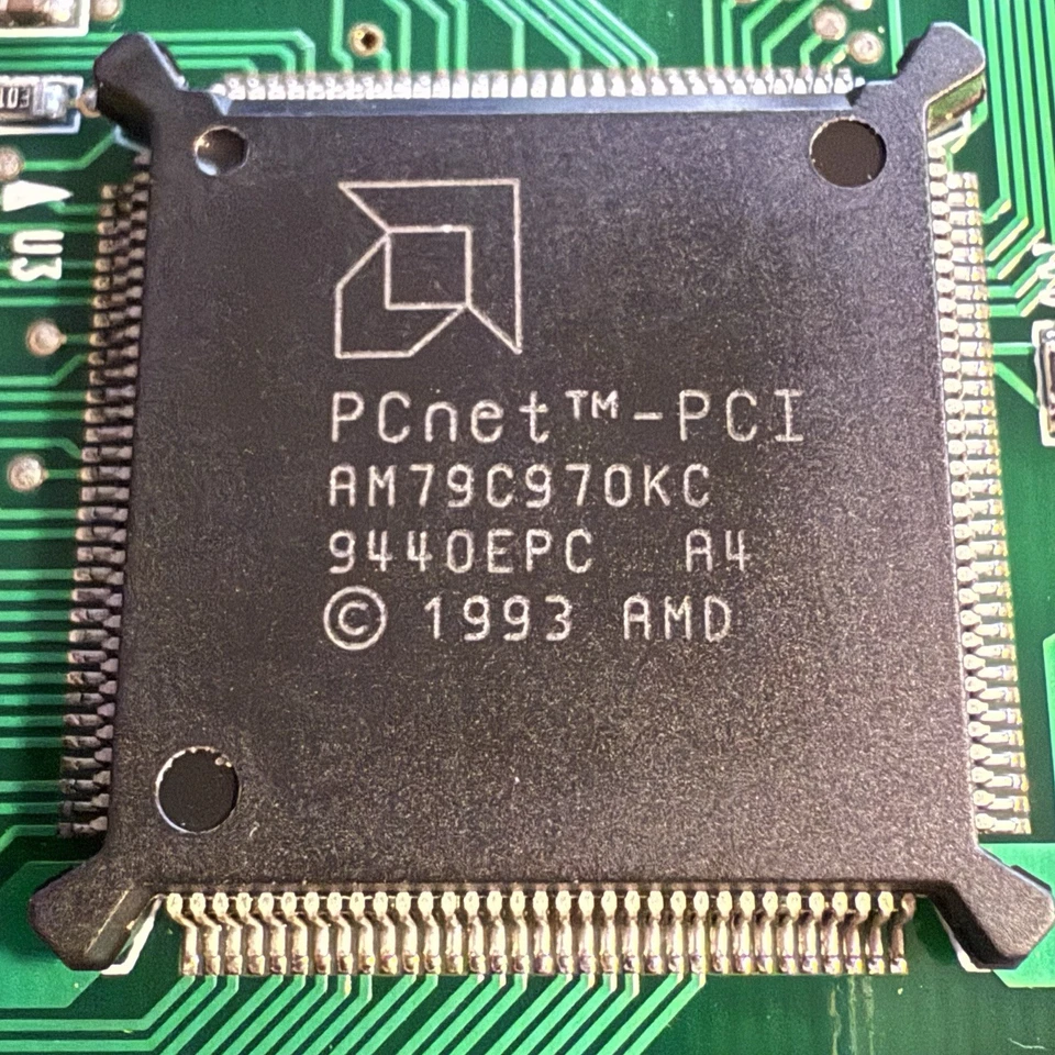 AMD PCnet 10Mbps BNC/RJ45 PCI Network Card WIN9X/ME/2K/XP - Image 4 of 4