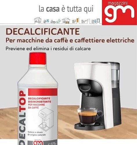 MagazziniGM DECALTOP, Decalcificante per Macchine Caffè, Made in Italy-375gr (1) - Foto 3 di 7