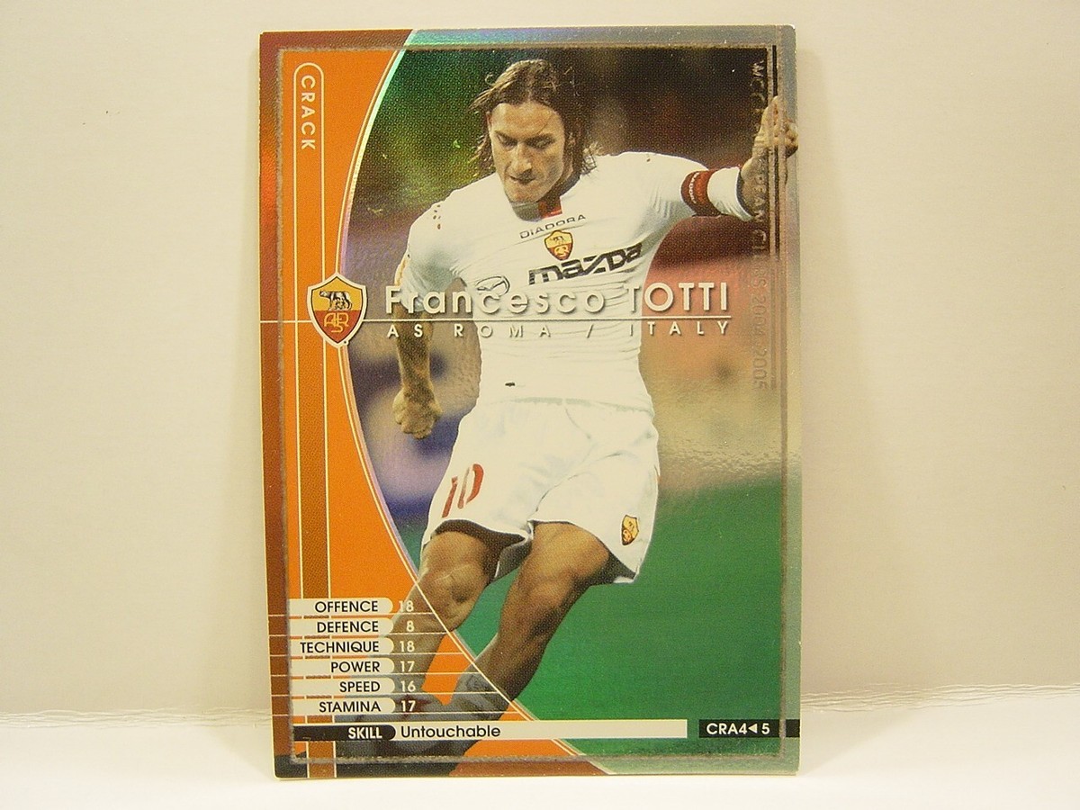WCCF ロケテトッティ Panini WCCF 2004-05 CRA Francesco Totti 1976 Italy No.10 AS Roma