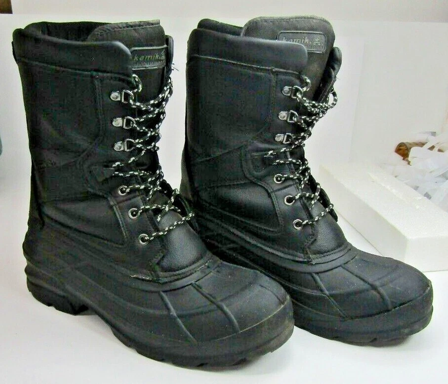 KAMIK Men Nation Pro Black Winter Boot (WK0586) Size 11