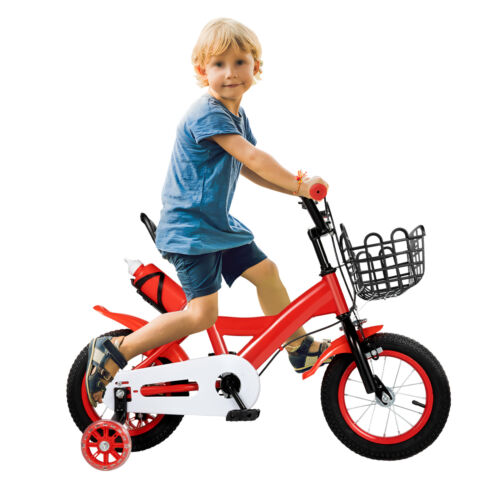 12 Zoll Kinderfahrrad Fahrrad für Kinder Junge Mädchen Kinderrad Rad +Stützräder - Bild 7 von 10