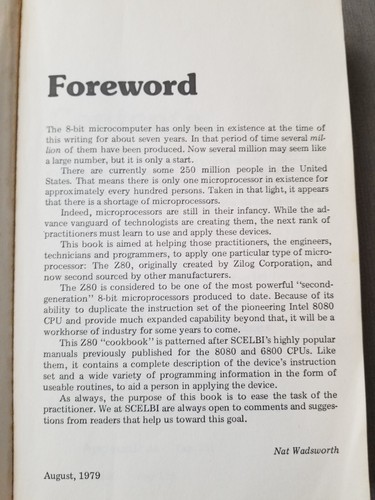 Guide gastronomique et livre de cuisine logiciel Z80 par Nat Wadsworth Computing 1979 SCELBI - Photo 3/8