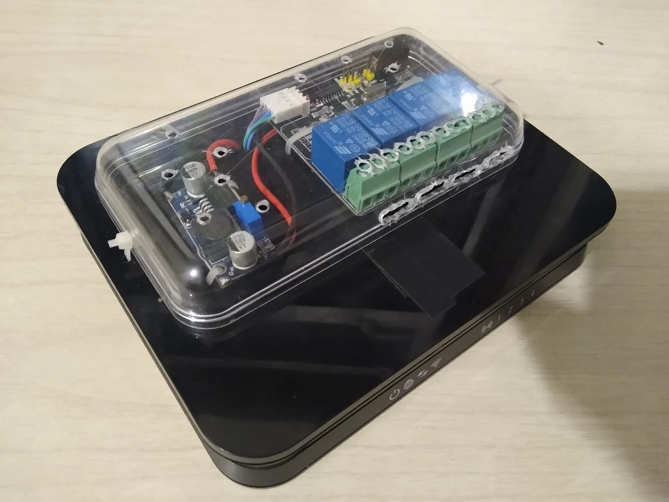 4 Channel Wireless WiFi & RJ45 Remote Control Relay Switch Module Controller DIY - Image 3 of 4