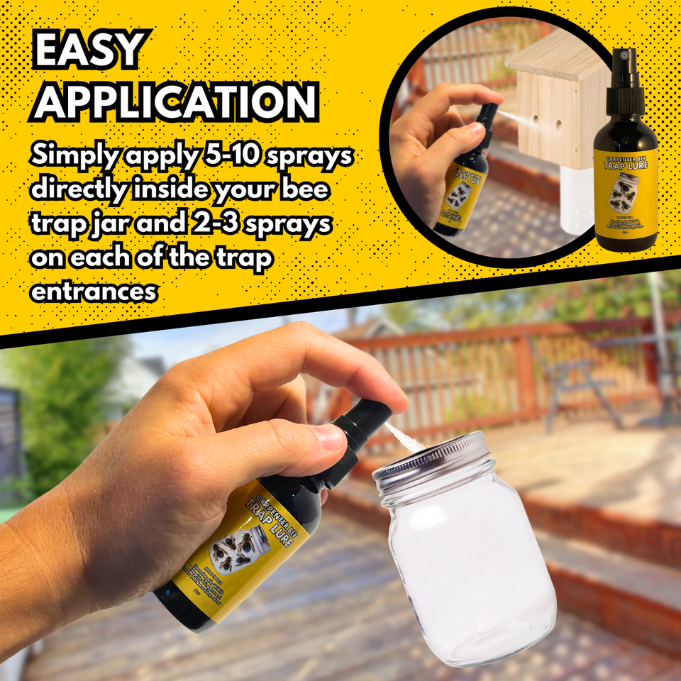 Carpenter Bee Trap Lure Pheromone Bait Attractant Scent for Wood Bee
