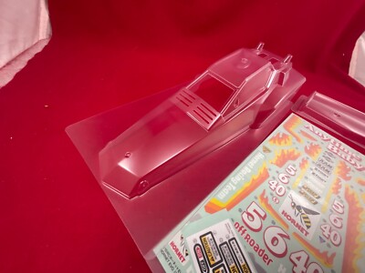 TAMIYA HORNET EVO BODY + WING / DECALS CLEAR LEXAN STICKERS