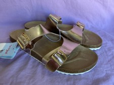 Cat Jack Kids' Girl Drew Slip-On Footbed Sandals Rose Gold